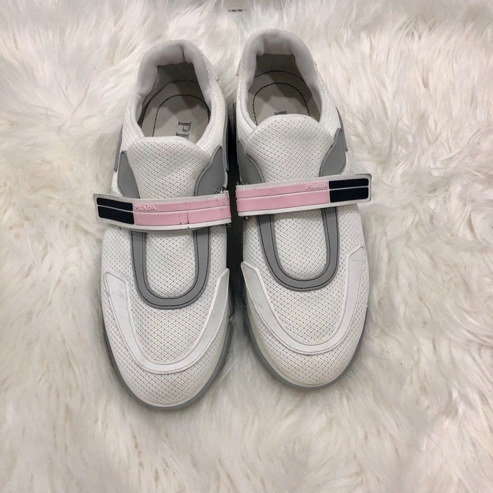 Prada cloudbust mesh sneakers